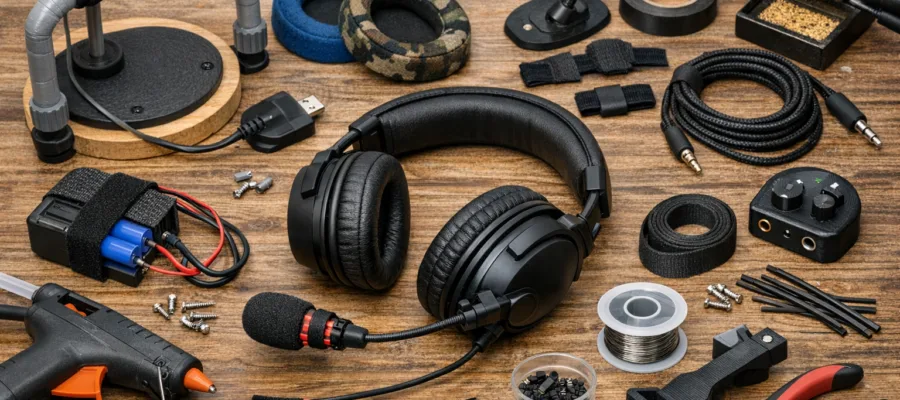 Headset Zubehoer und Erweiterungen selber machen: DIY-Ideen und Anleitungen