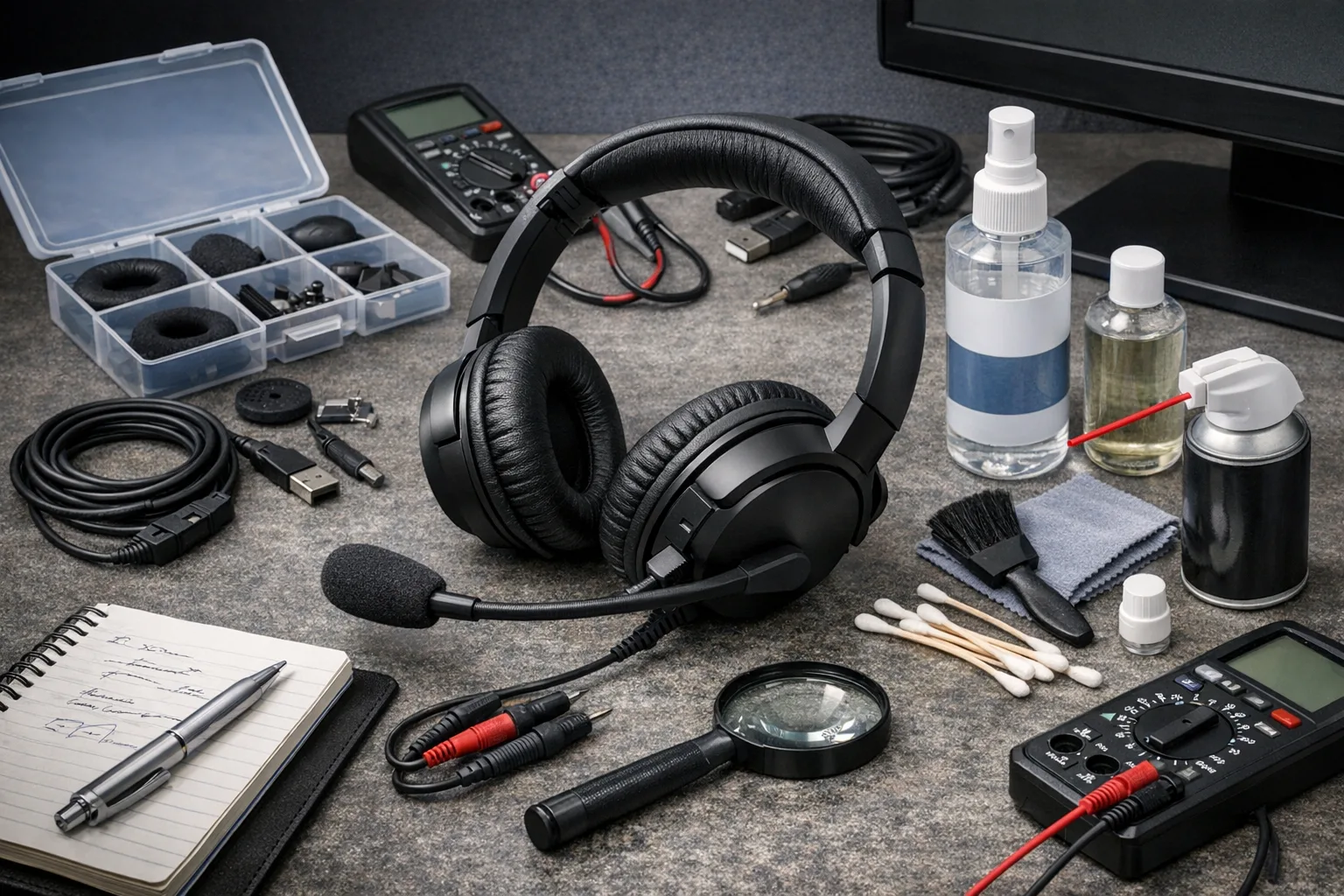 Kompletter Ratgeber zur Fehlerbehebung und Pflege von Headsets fuer optimale Performance