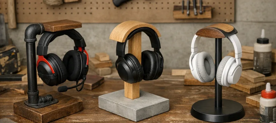 DIY Headset-Staender bauen – praktische und stylische Designs zum Selbermachen