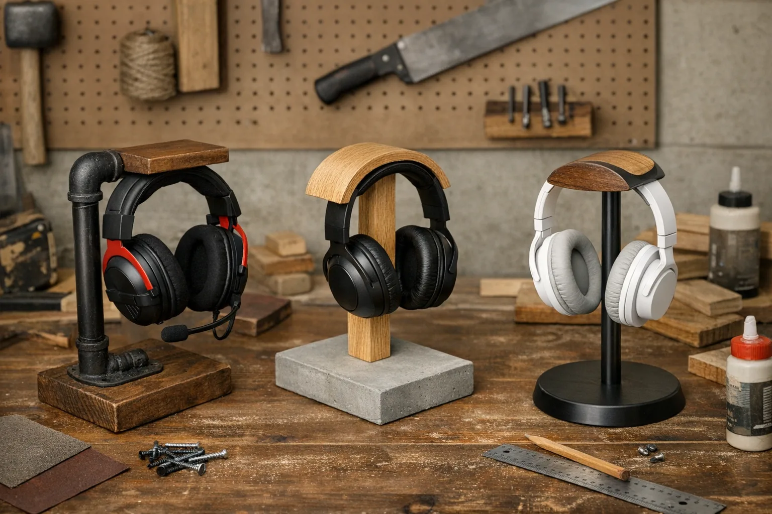 DIY Headset-Staender bauen – praktische und stylische Designs zum Selbermachen