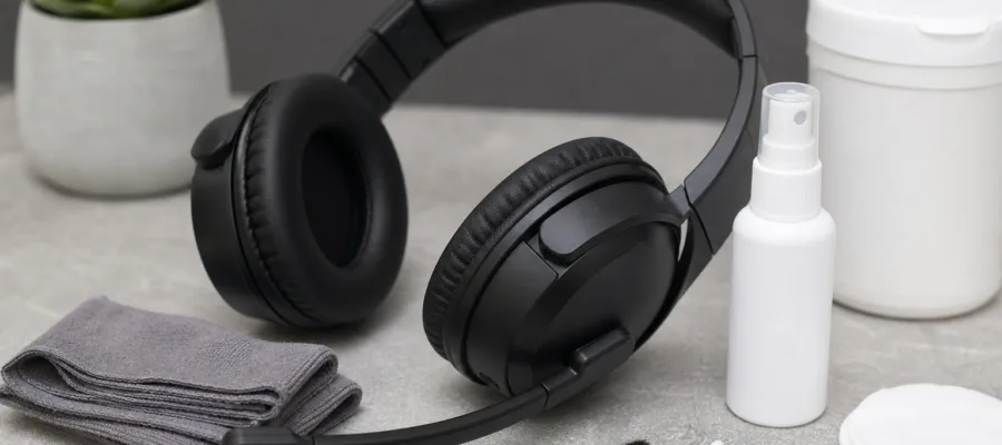 Die besten Reinigungstipps fuer dein Headset: So entfernst du Schmutz und Bakterien sicher